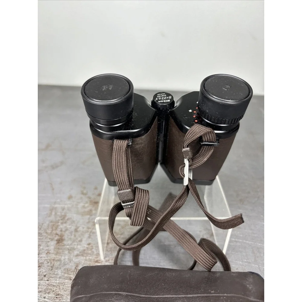 VTG Nikon Binoculars 8X23 6.3 Degree-Original Nikon Case & Strap For Repair